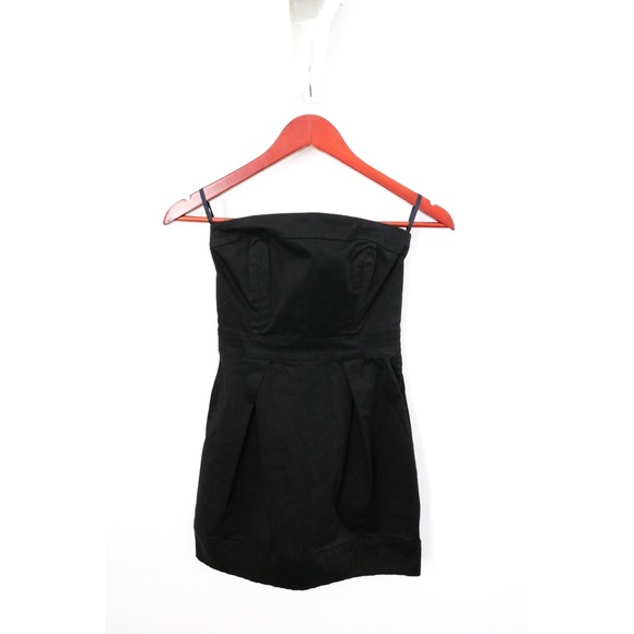 French Connection Black Strapless Dress - Picture 8 of 8